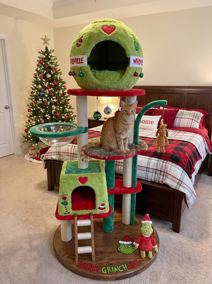 (PRE-ORDERS) Christmas Cat Tree Beds